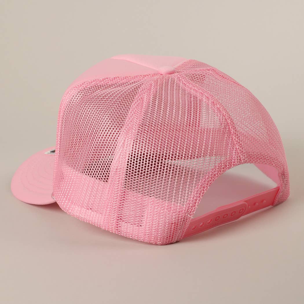 ARIZONA Text Printed Mesh Back Foam Trucker Hat