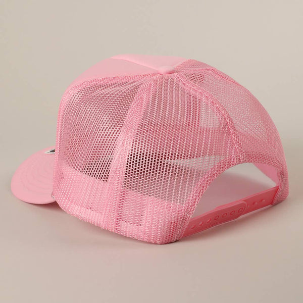 ARIZONA Text Printed Mesh Back Foam Trucker Hat