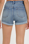 Risen High Rise Cuffed Crossover shorts