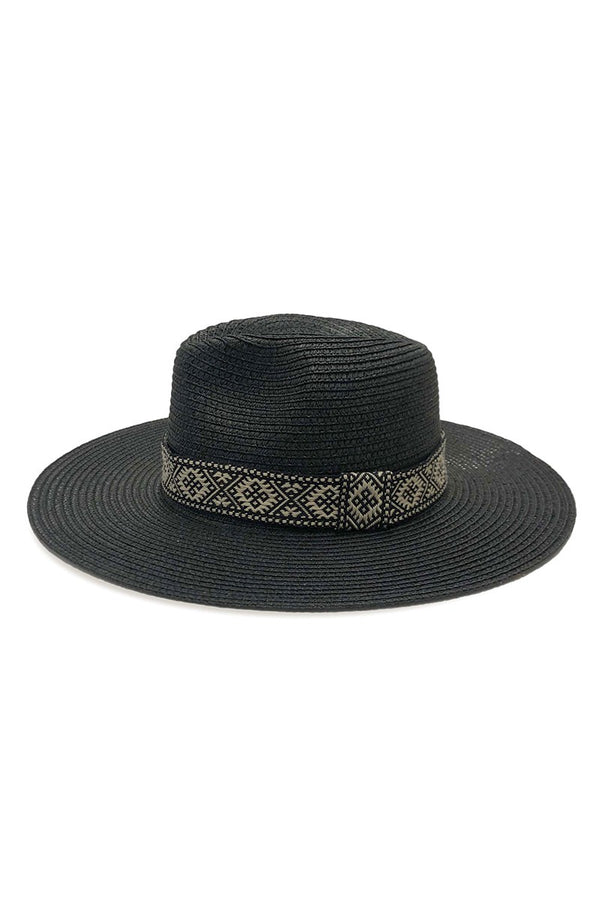 Women's AZTEC Band Panama Hat