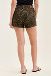 Judy Blue Hw R.m. Cut Off Leopard Print Short