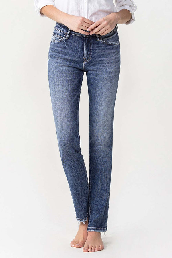 Vervet Mid Rise Straight Jeans
