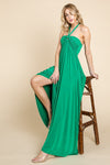 Emerald Collection Solid Venezia Maxi Dress
