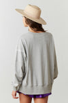 Halloween Boo Haw Sequin Ghost Sweatshirt
