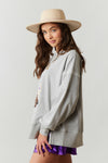 Halloween Boo Haw Sequin Ghost Sweatshirt