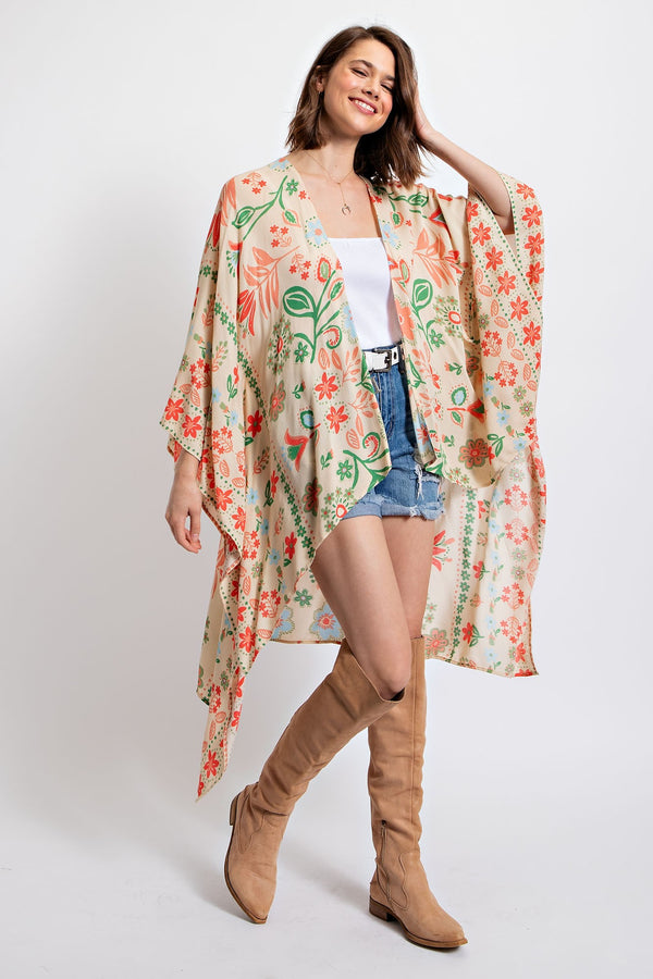 All I need Flowy Kimono