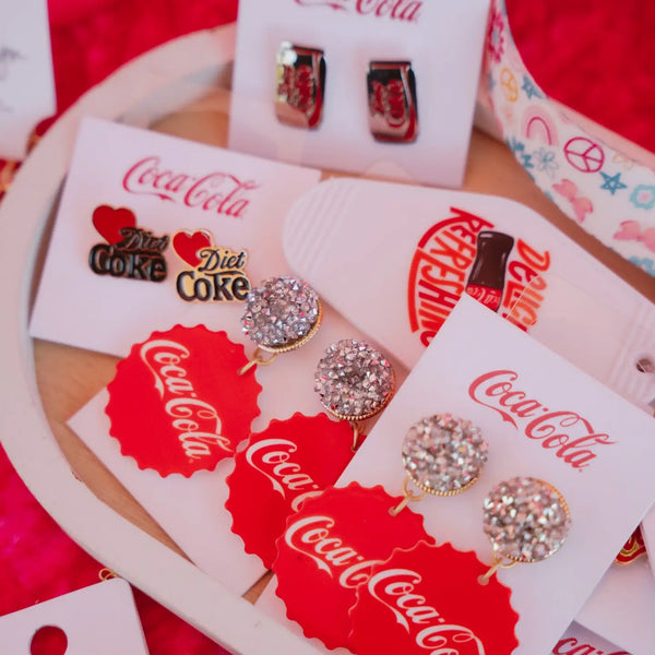 Coca-Cola® Diet Coke Can Stud Earrings