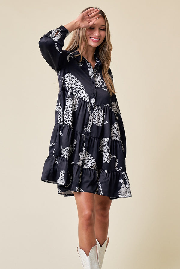 Analina Animal Print Dress
