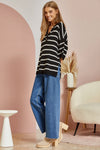 Striped Transitional Sweater