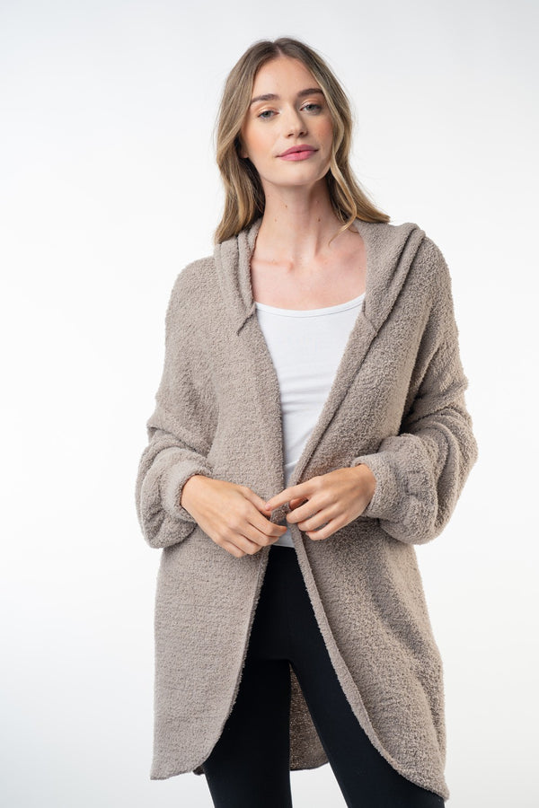 Long Sleeve Solid Knit Cardigan