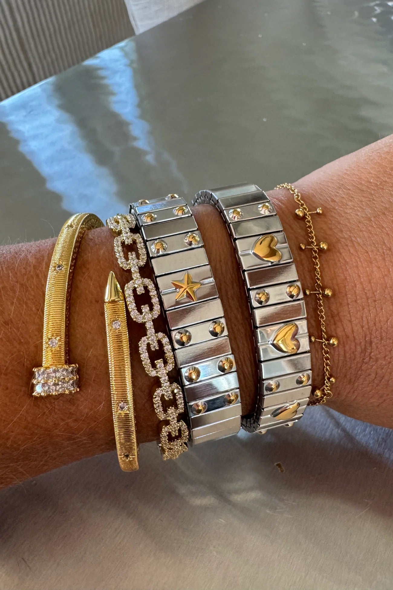 Cosmic Love Bangle - STARS