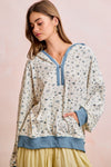 Little Bloom Hoodie - Blush & Cactus