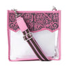 Myra Pearlton Prairie Clear Bag in Pink - Blush & Cactus