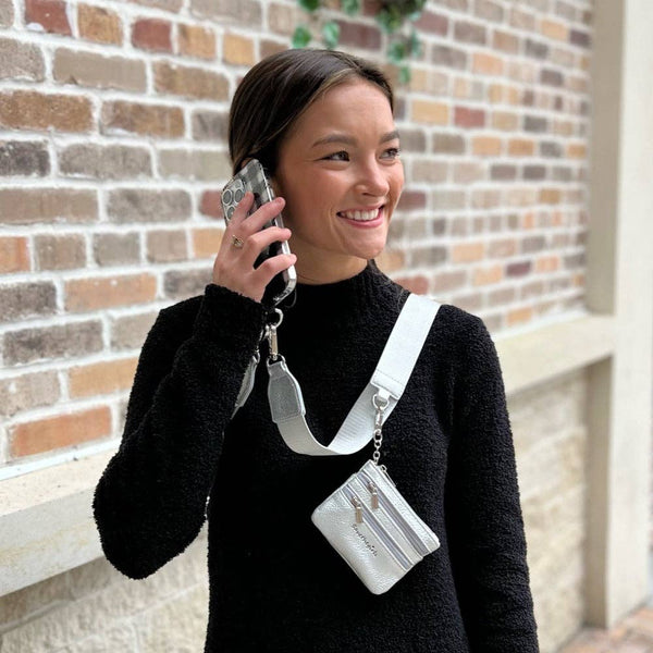 Clip & Go Strap with Pouch - Neutral Collection - Blush & Cactus