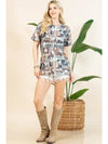 Western Rodeo Print Short Sleeve T