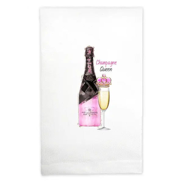 Kitchen Towel - Champagne Queen