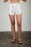 Western Print Drawstring Lounge Shorts