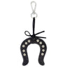 Lucky Horseshoe Bag Charm Black - Blush & Cactus