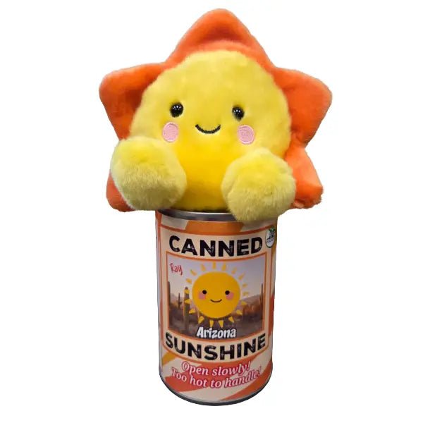 Arizona Edition - Ray the Canned Sunshine - Sun Plush - Blush & Cactus