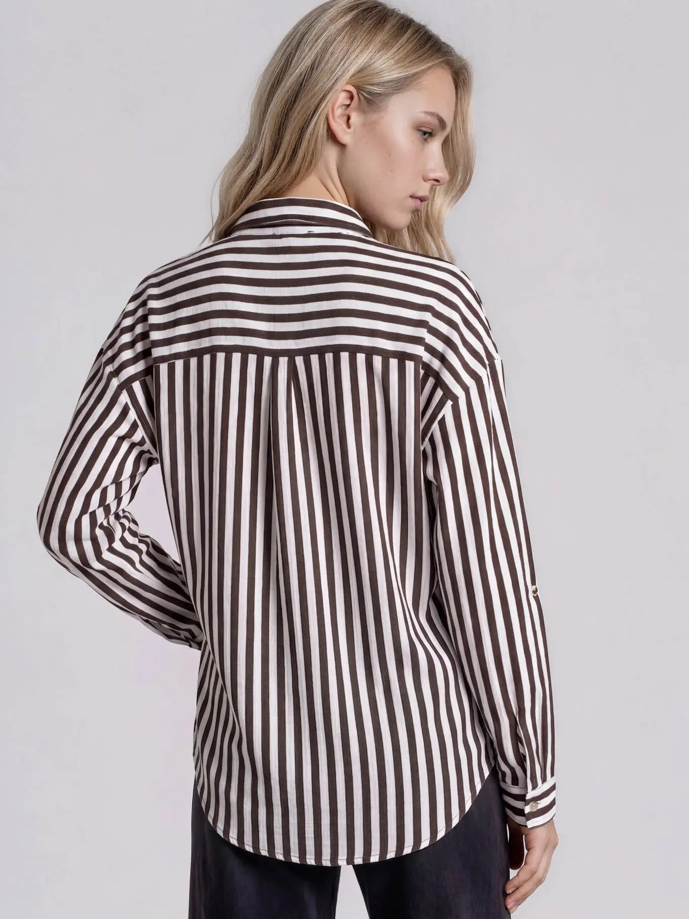 Stripe a Pose Shirt - Blush & Cactus