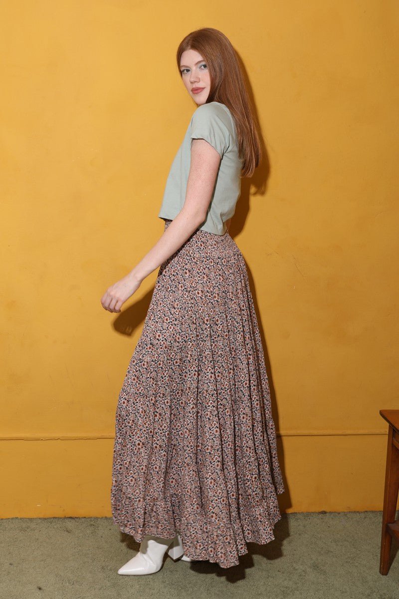 Fall in Love Bloom Skirt - Blush & Cactus