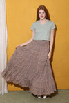 Fall in Love Bloom Skirt - Blush & Cactus