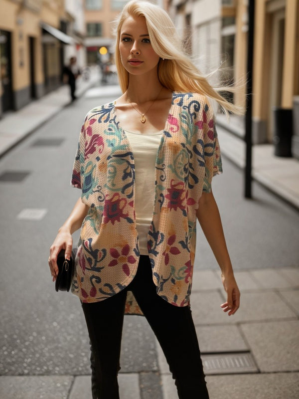 SALE Heimish Floral Open Cardigan