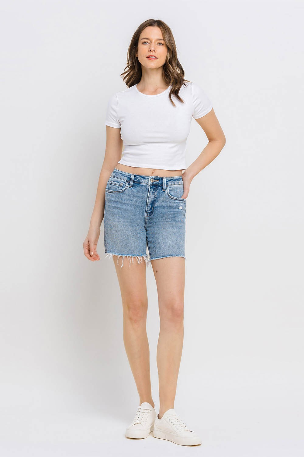 Lovervet High Rise Midi Shorts