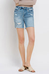 Vervet High Rise Midi Shorts