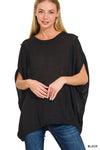 Drop Shoulder Short Sleeve Relaxed Pullover