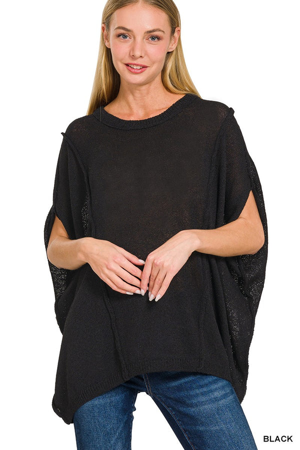 Drop Shoulder Short Sleeve Relaxed Pullover