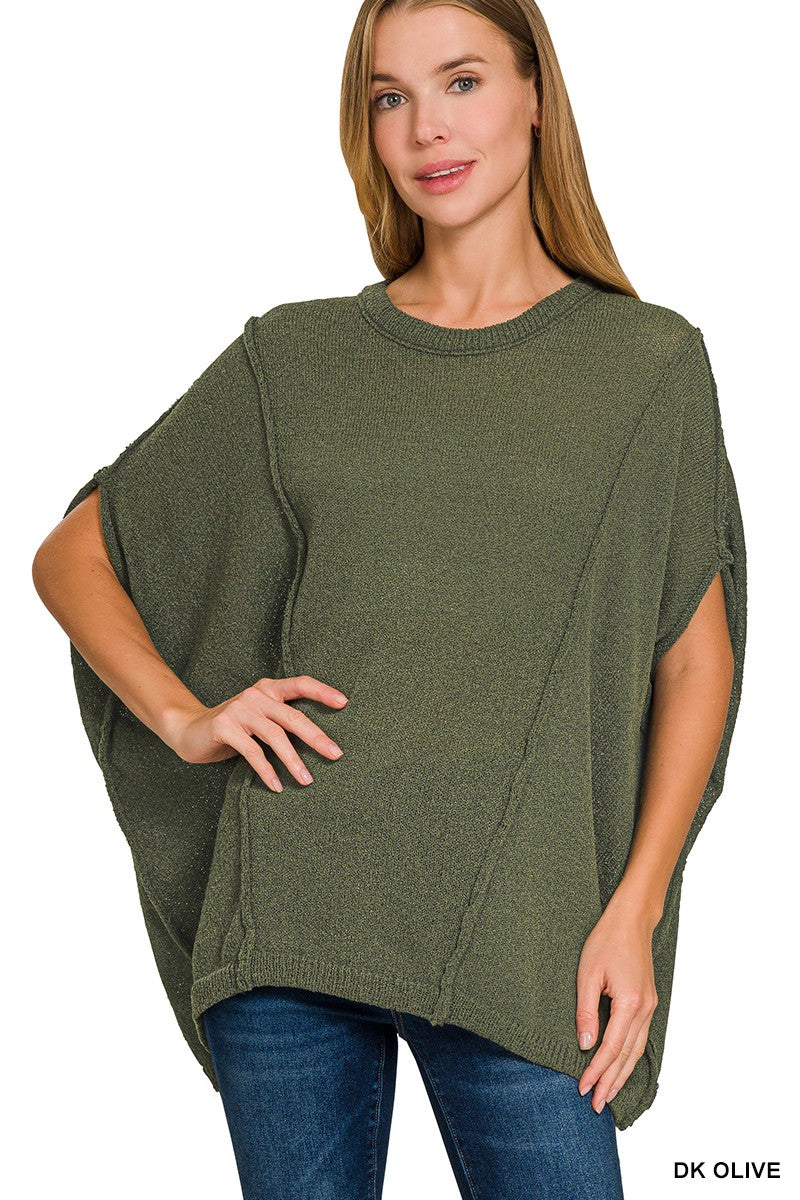 Drop Shoulder Short Sleeve Relaxed Pullover