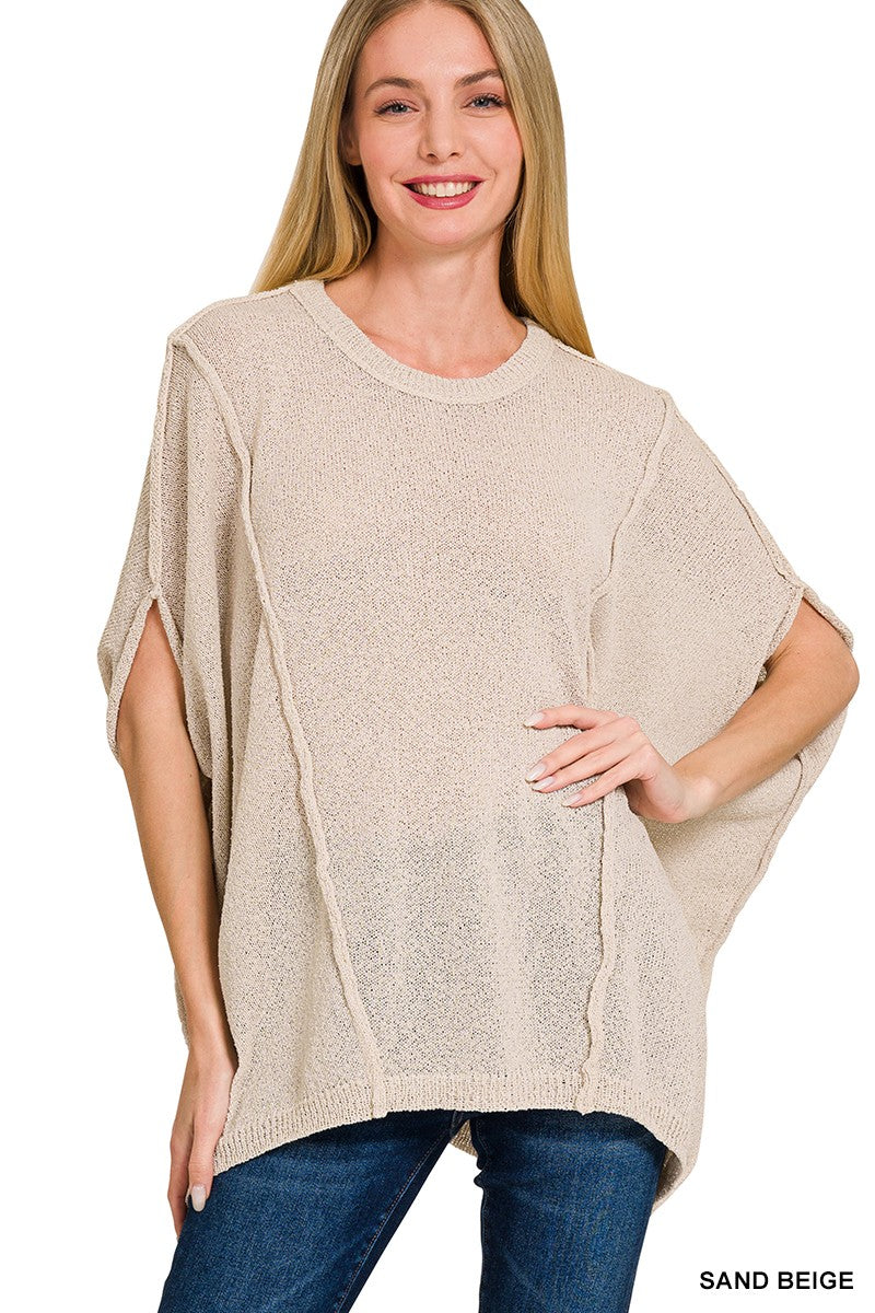 Drop Shoulder Short Sleeve Relaxed Pullover