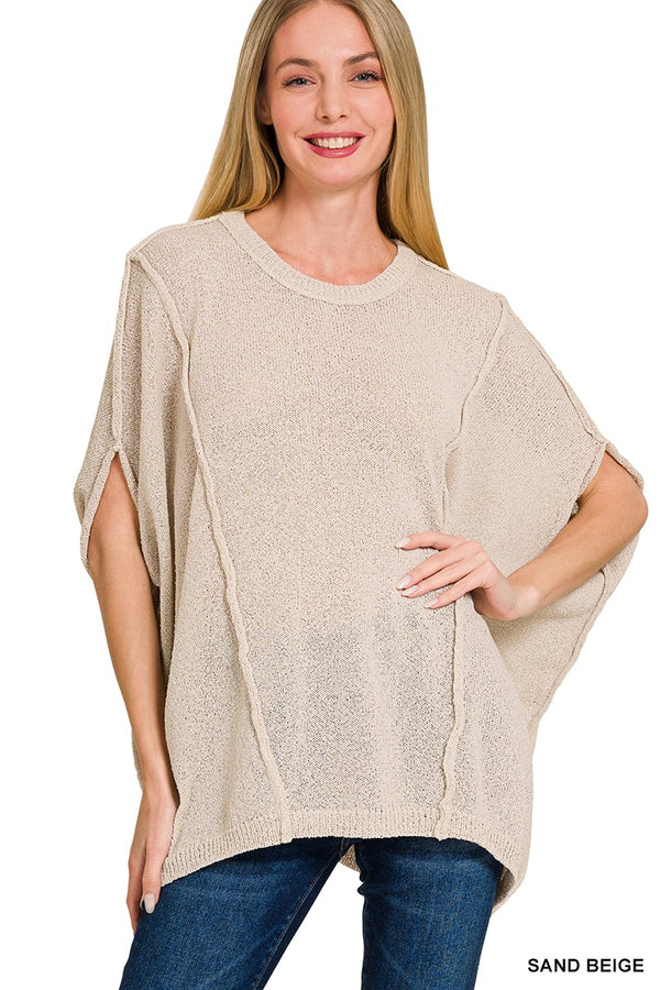 Drop Shoulder Short Sleeve Relaxed Pullover