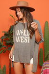 Washed Wild West Short sleeve top