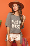 Washed Wild West Short sleeve top