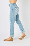 Judy Blue MR Americana Flag Cuff BF