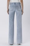 Lovervet High Rise Trouser Hem Flare Jeans