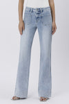 Lovervet High Rise Trouser Hem Flare Jeans