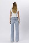 Lovervet High Rise Trouser Hem Flare Jeans