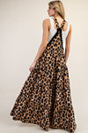 eesome Cheetah Printed Wide Leg Jumpsuit