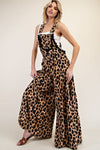 eesome Cheetah Printed Wide Leg Jumpsuit