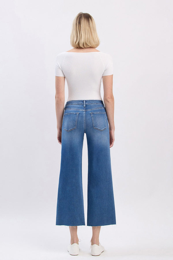 Vervet High Rise Super Soft Slim Wide Crop