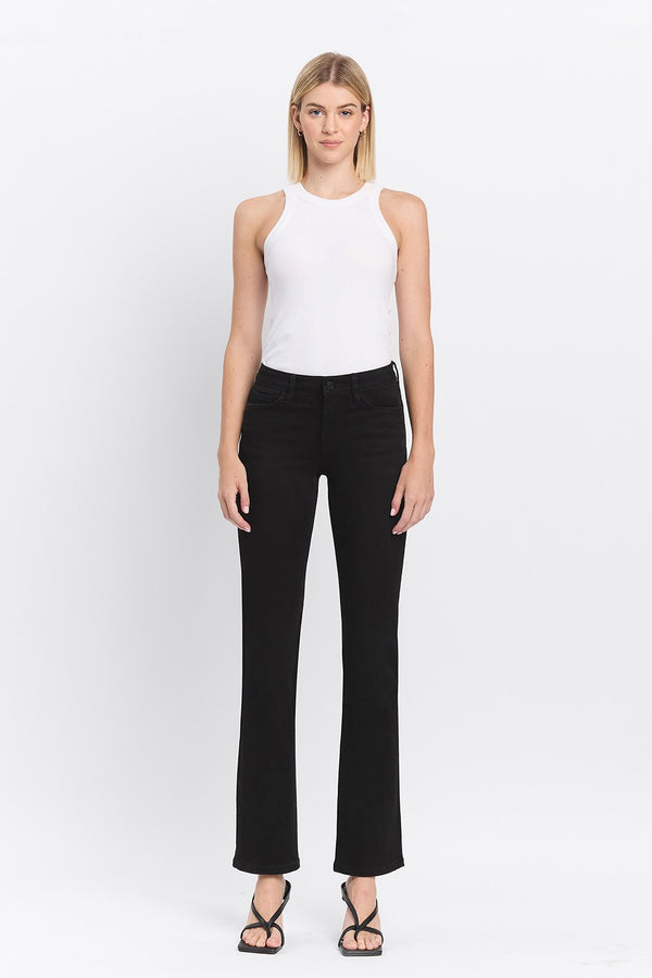 Lovervet Mid Rise Black Bootcut Jeans