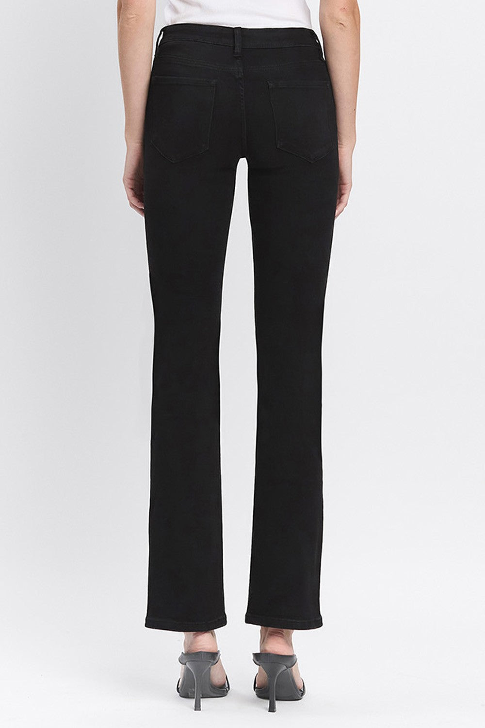 Lovervet Mid Rise Black Bootcut Jeans