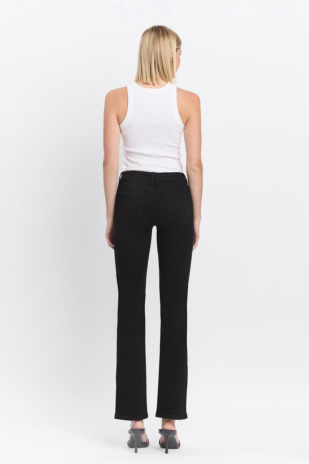 Lovervet Mid Rise Black Bootcut Jeans
