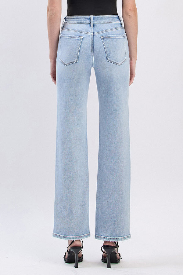 Lovervet High Rise Slim Wide Leg Jeans"