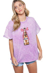 Zutter Puff Coquette Bow Beer Graphic Tee