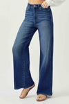 Risen Jeans High Rise Wide Flare Basic Jeans