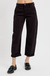 Risen High Rise Relaxed Barrel Cuffed Pants